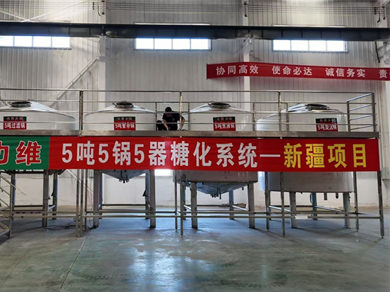 夹江精酿啤酒设备厂—5吨精酿啤酒设备—新疆项目